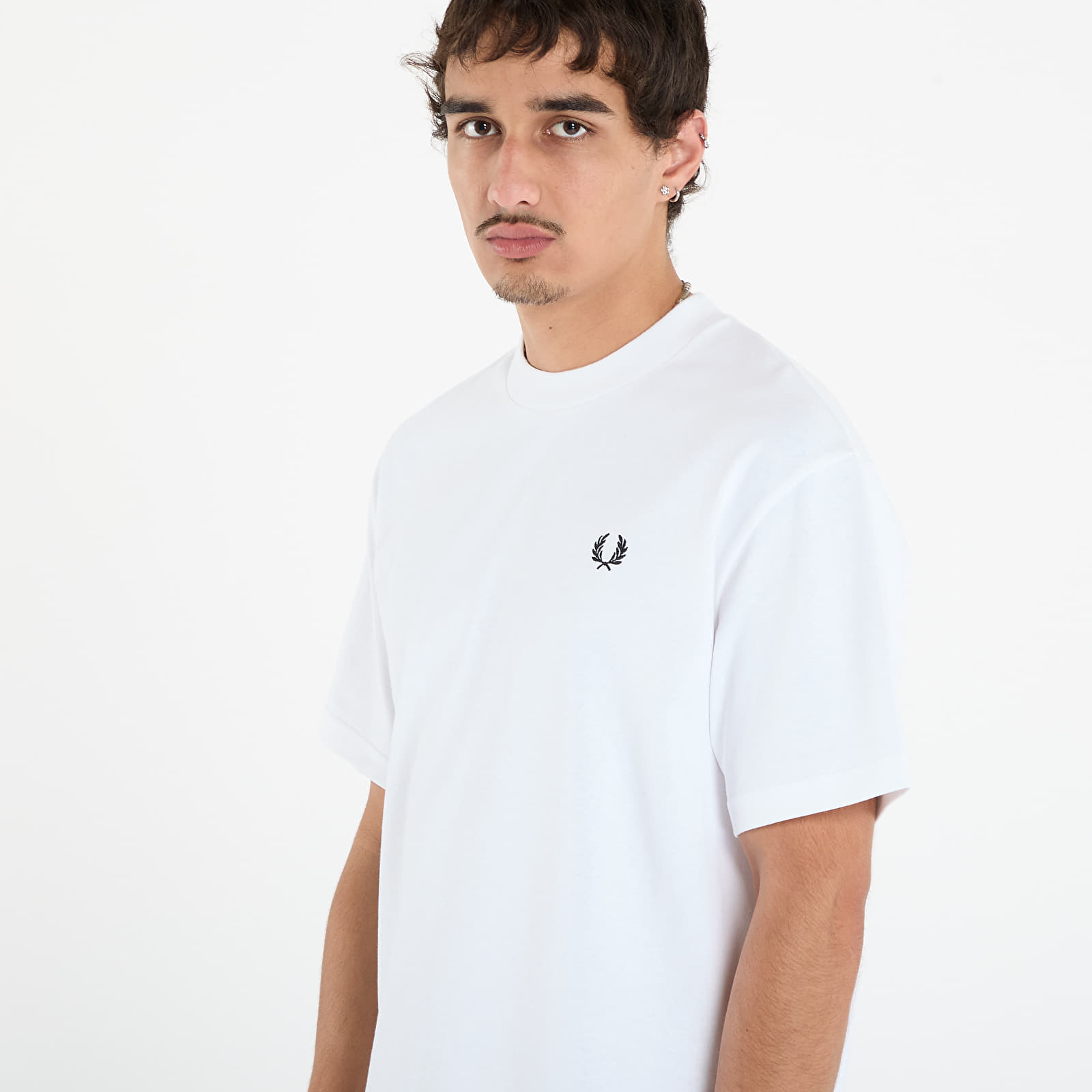 Magliette FRED PERRY Relaxed T-Shirt White