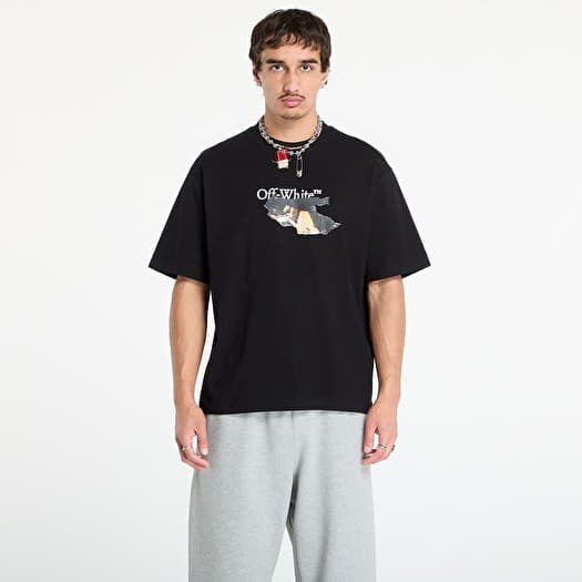 Off-White Paint Arrow Skate S/S Tee Black/ White