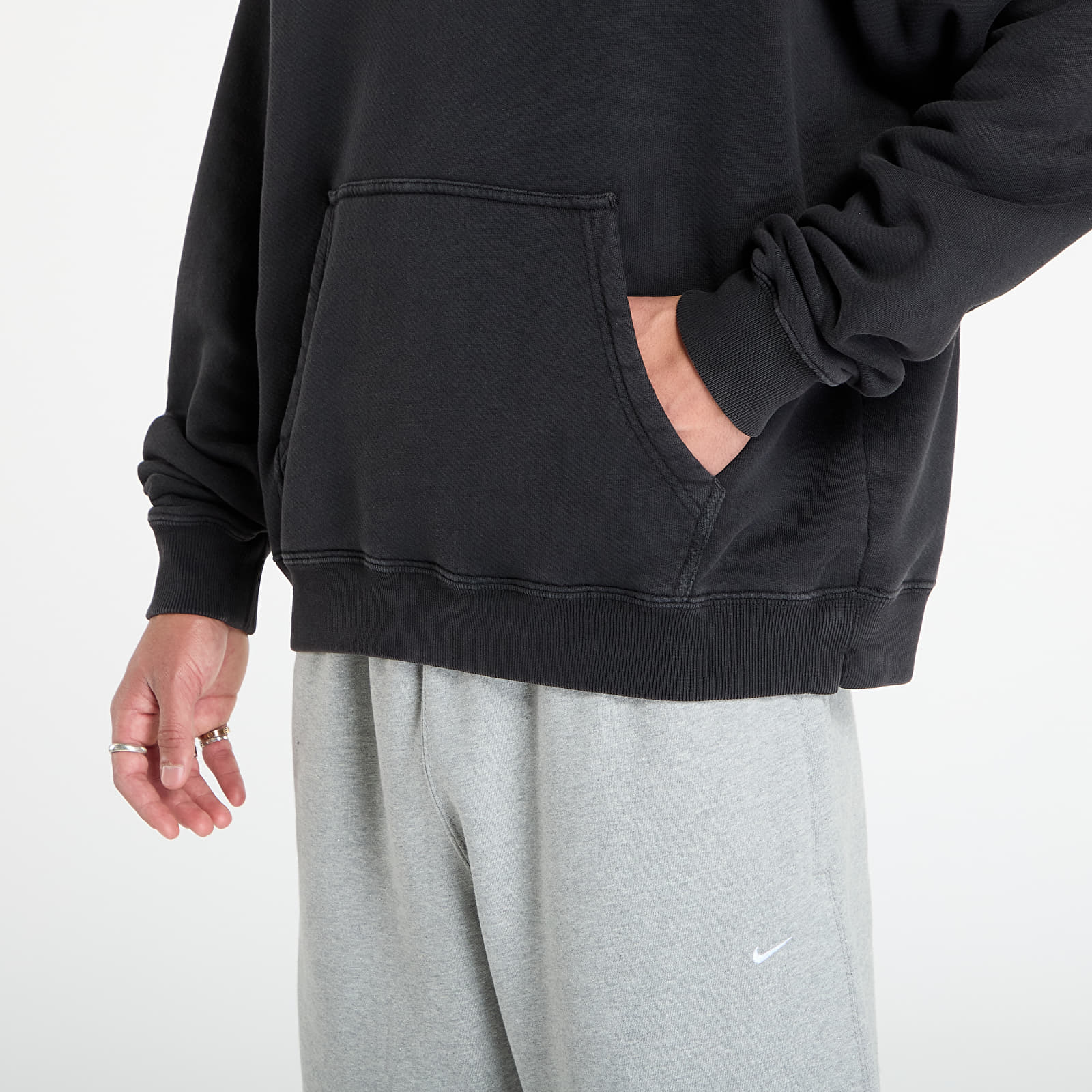 Puloverji Off-White Cupid Arrow Skate Hoodie Vintage Black