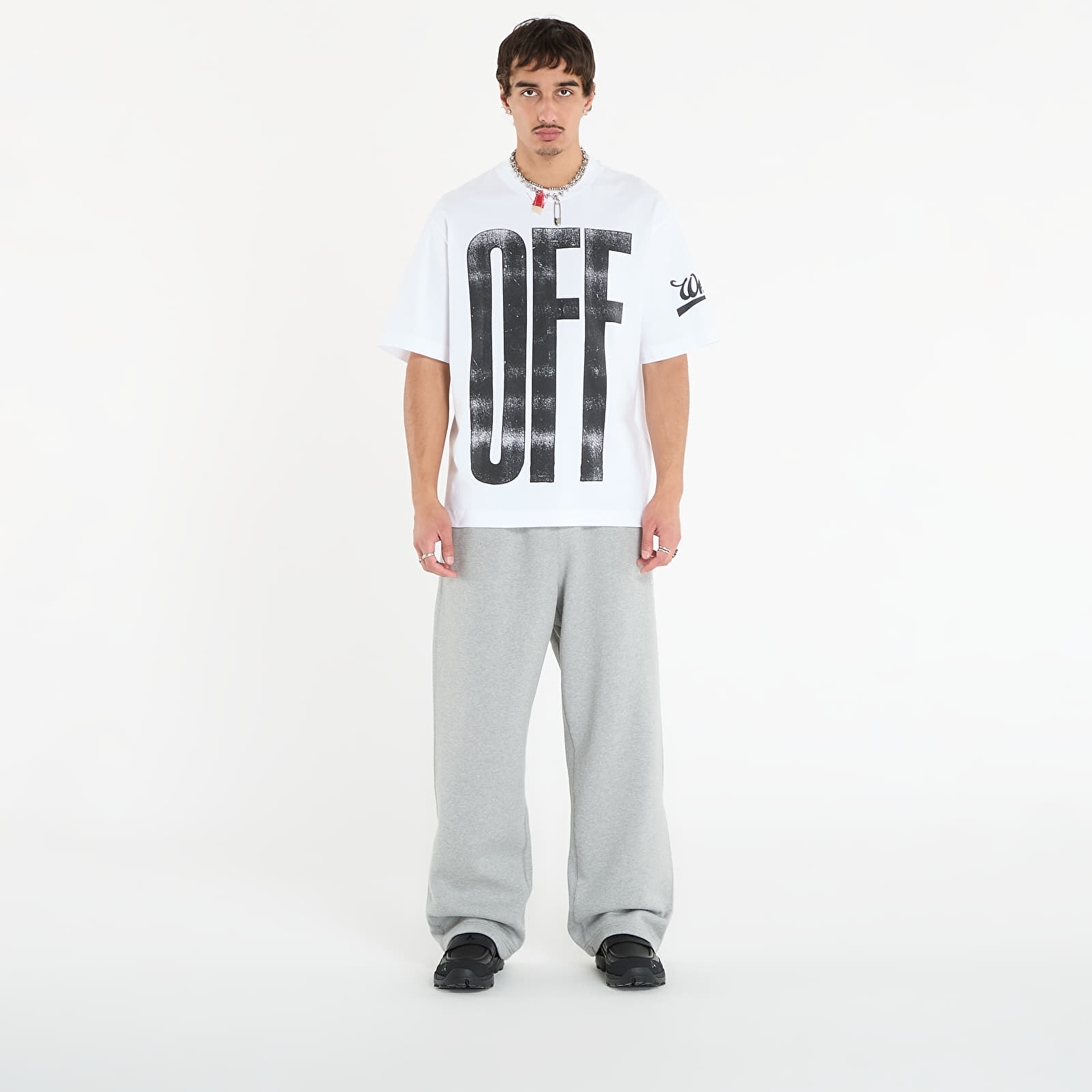 Magliette Off-White Big Off Diag Skate S/S Tee White/ Black