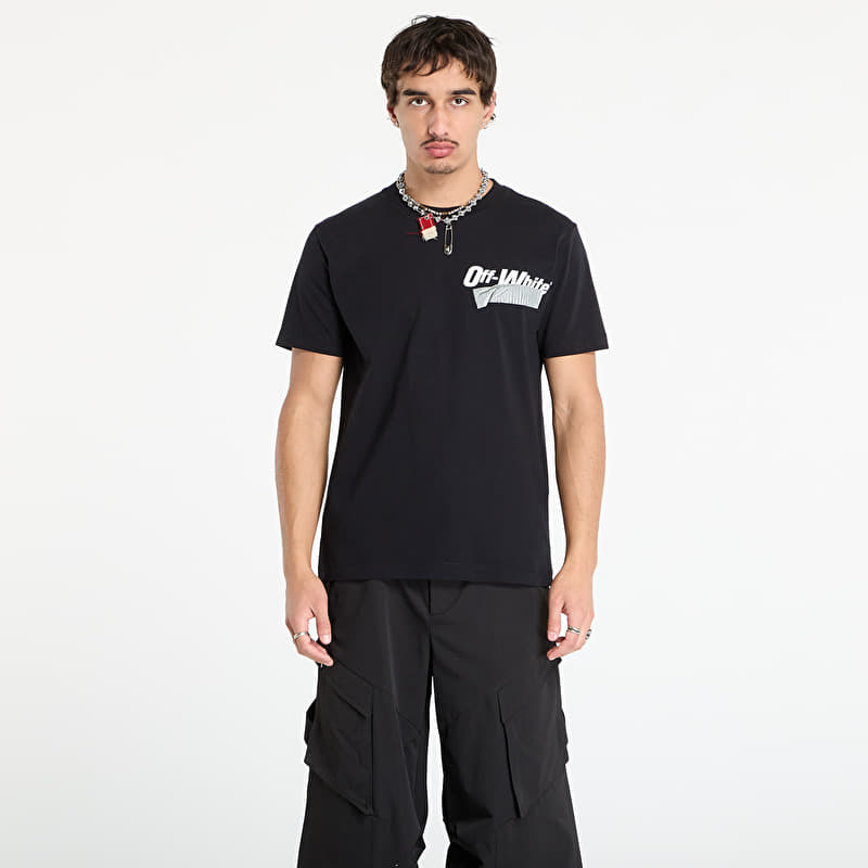 Off-White Cupid Tape Slim S/S Tee Black/ White