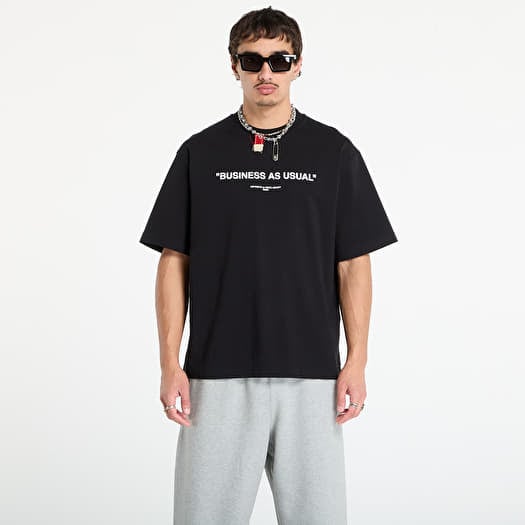 Off-White Business Quote Skate S/S Tee Black/ White