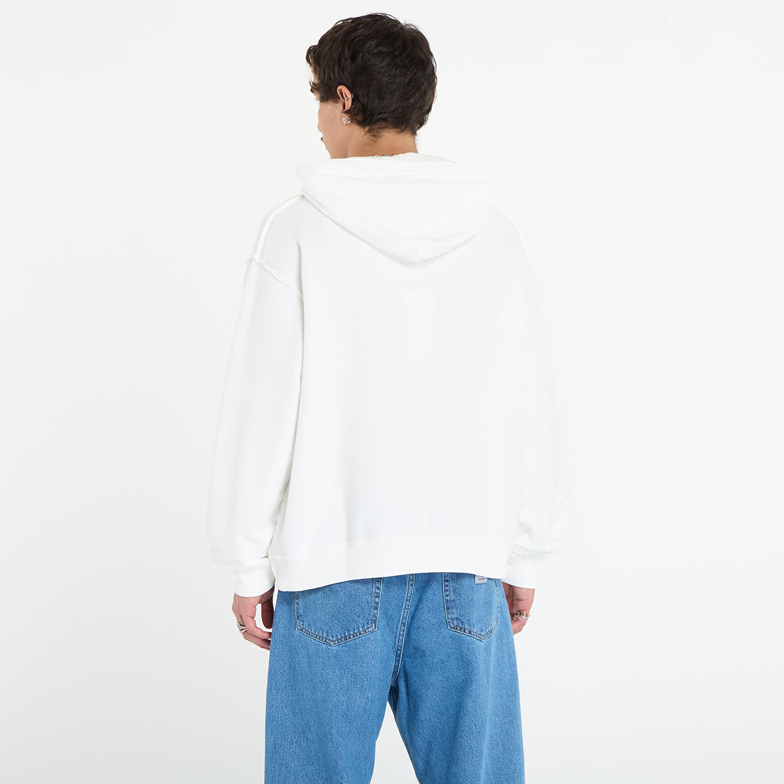 Felpe con cappuccio uomo MM6 Men's Rtw Avp Sweat Jacket Off White