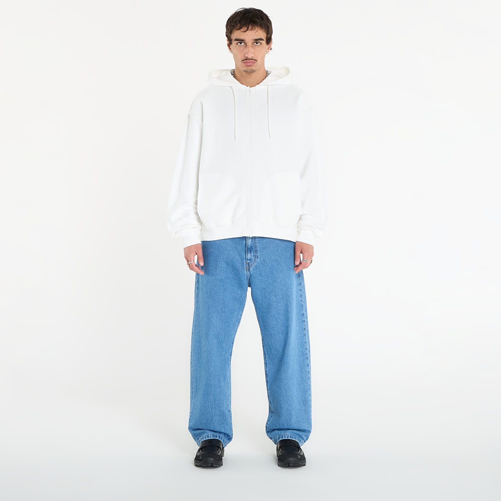 Felpe con cappuccio uomo MM6 Men's Rtw Avp Sweat Jacket Off White