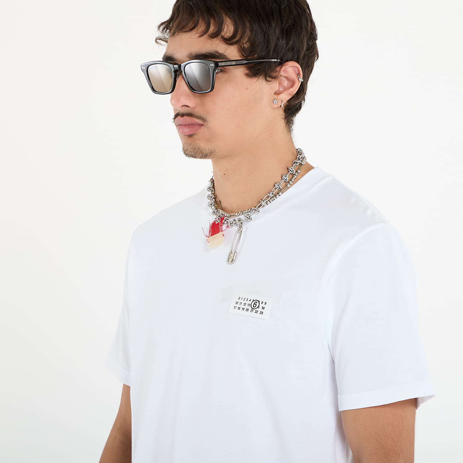 Dámske tričká MM6 Rtw Show T-Shirt Optic White