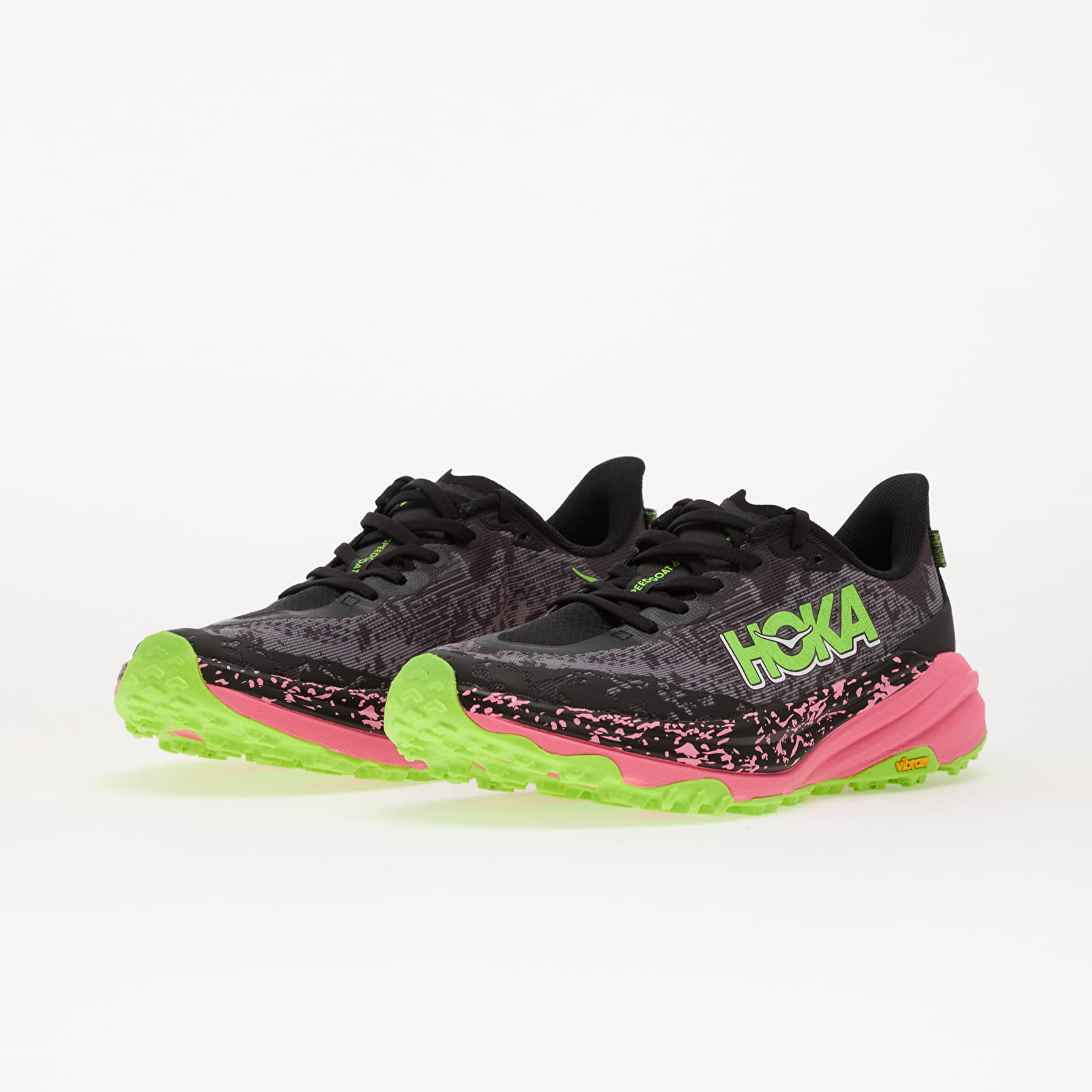 Meeste kingad Hoka® M Speedgoat 6 Black/ Neon Rose