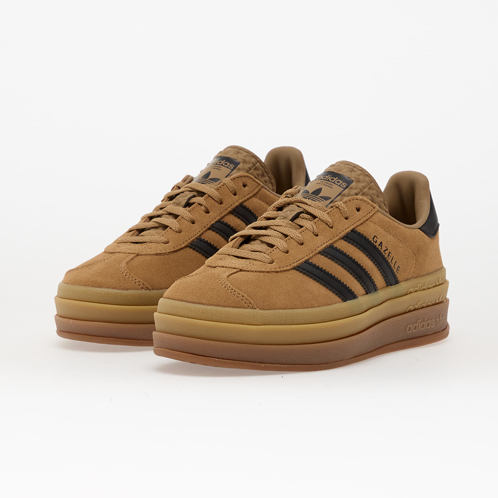 Scarpe donna adidas Gazelle Bold W Cardboard/ Core Black/ Gum2