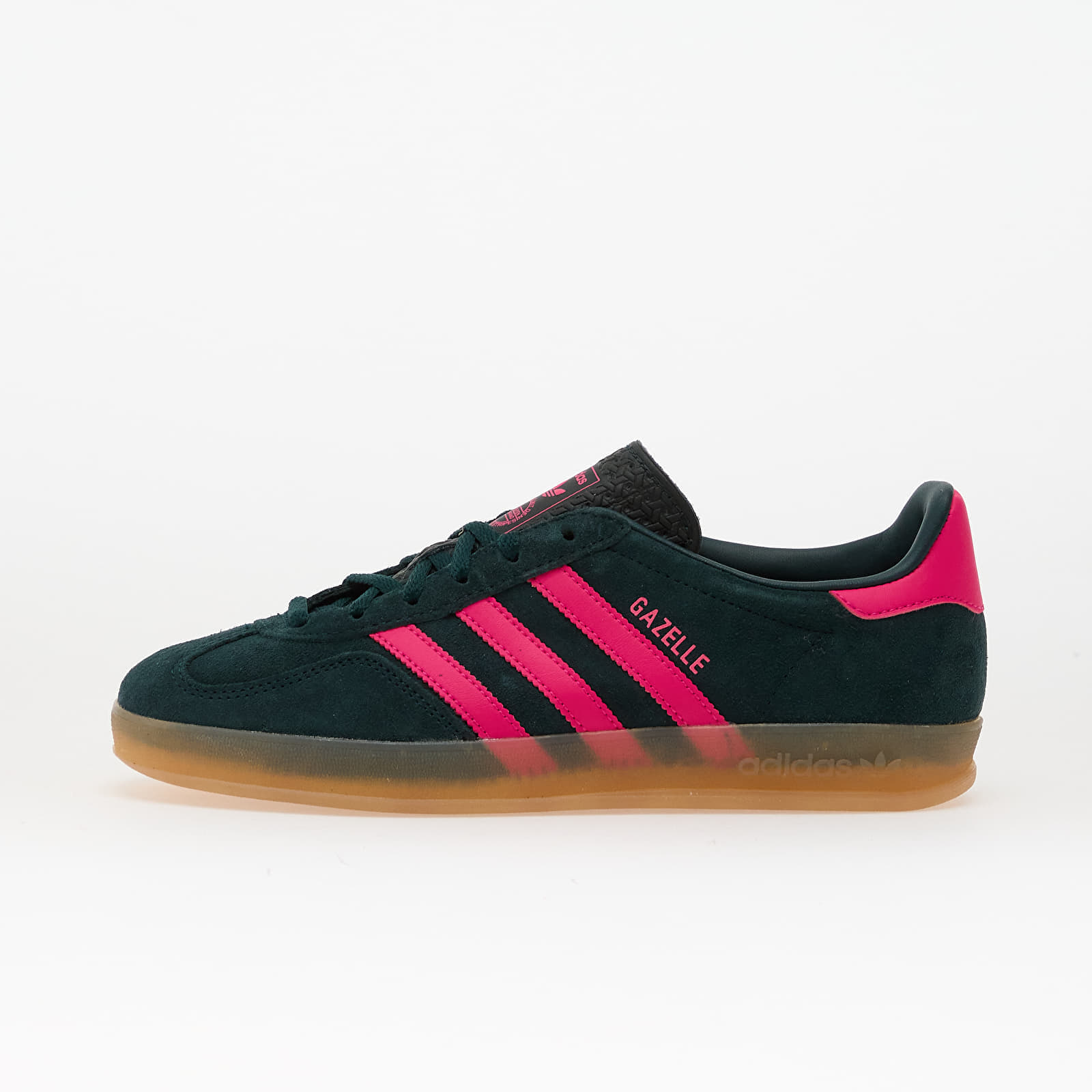 Levně Tenisky adidas Gazelle Indoor W Aura Ivy/ Shock Pink/ Gum