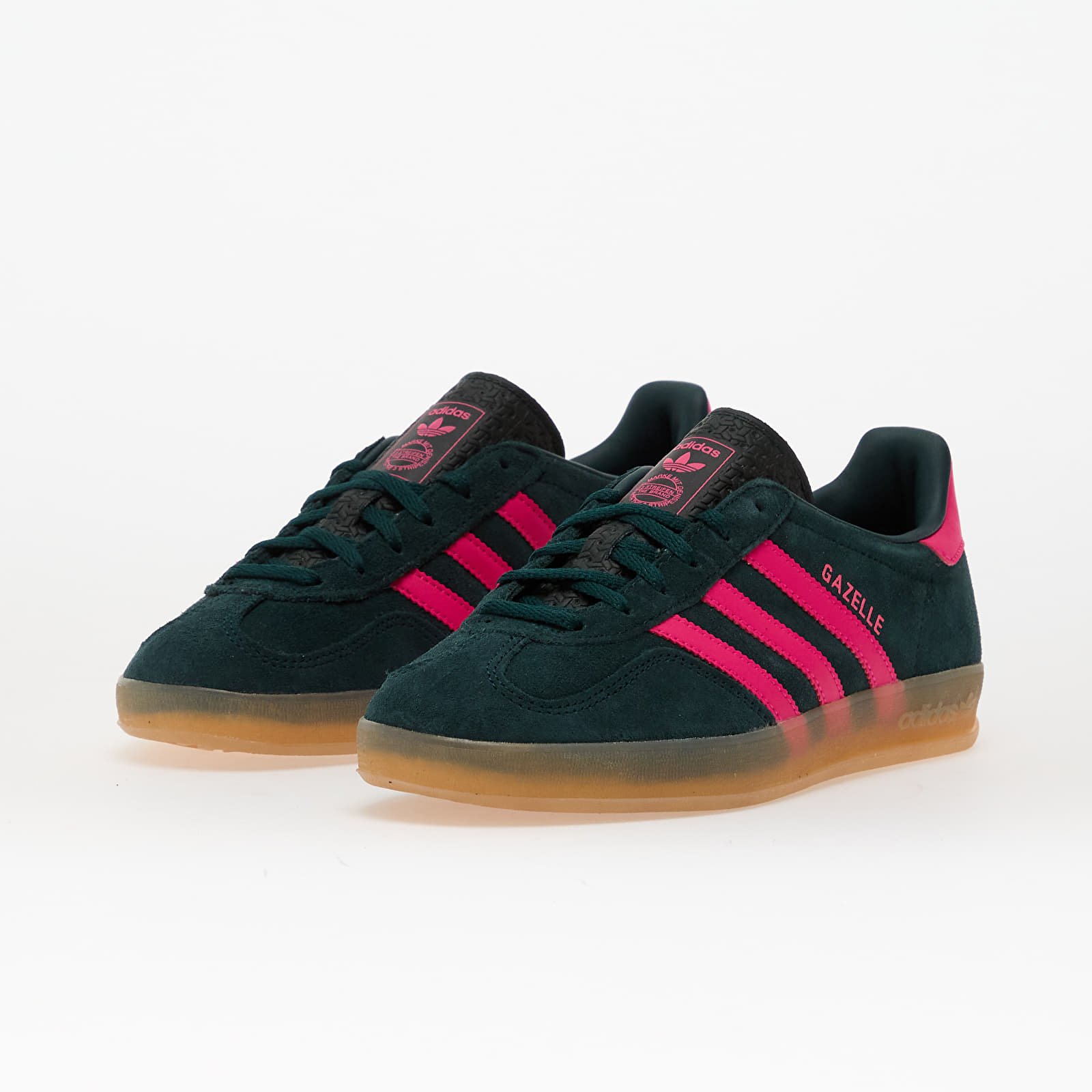 Ženski čevlji adidas Gazelle Indoor W Aura Ivy/ Shock Pink/ Gum