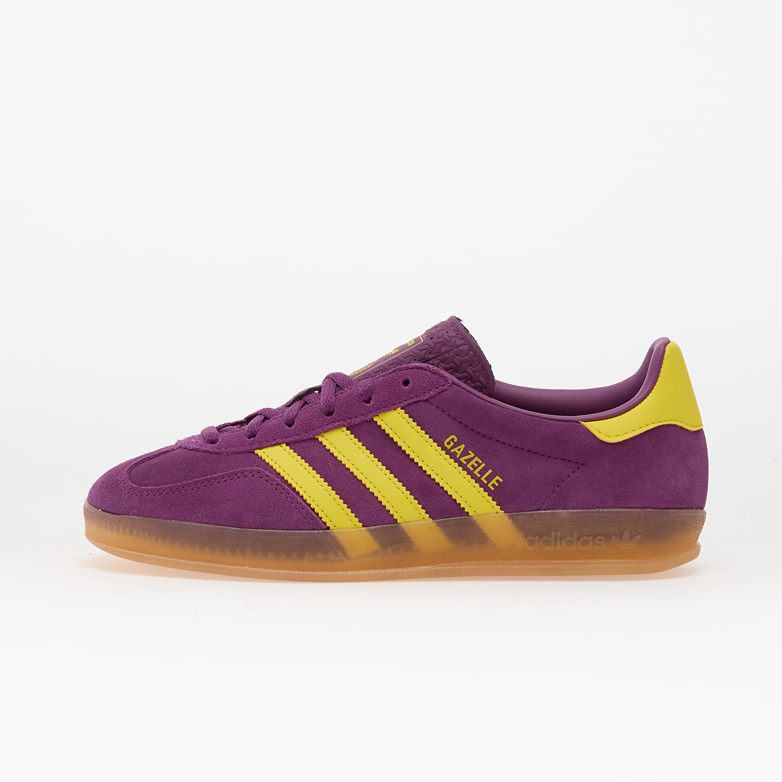 Ženski čevlji adidas Gazelle Indoor W Rich Mauve/ Bright Yellow/ Gum