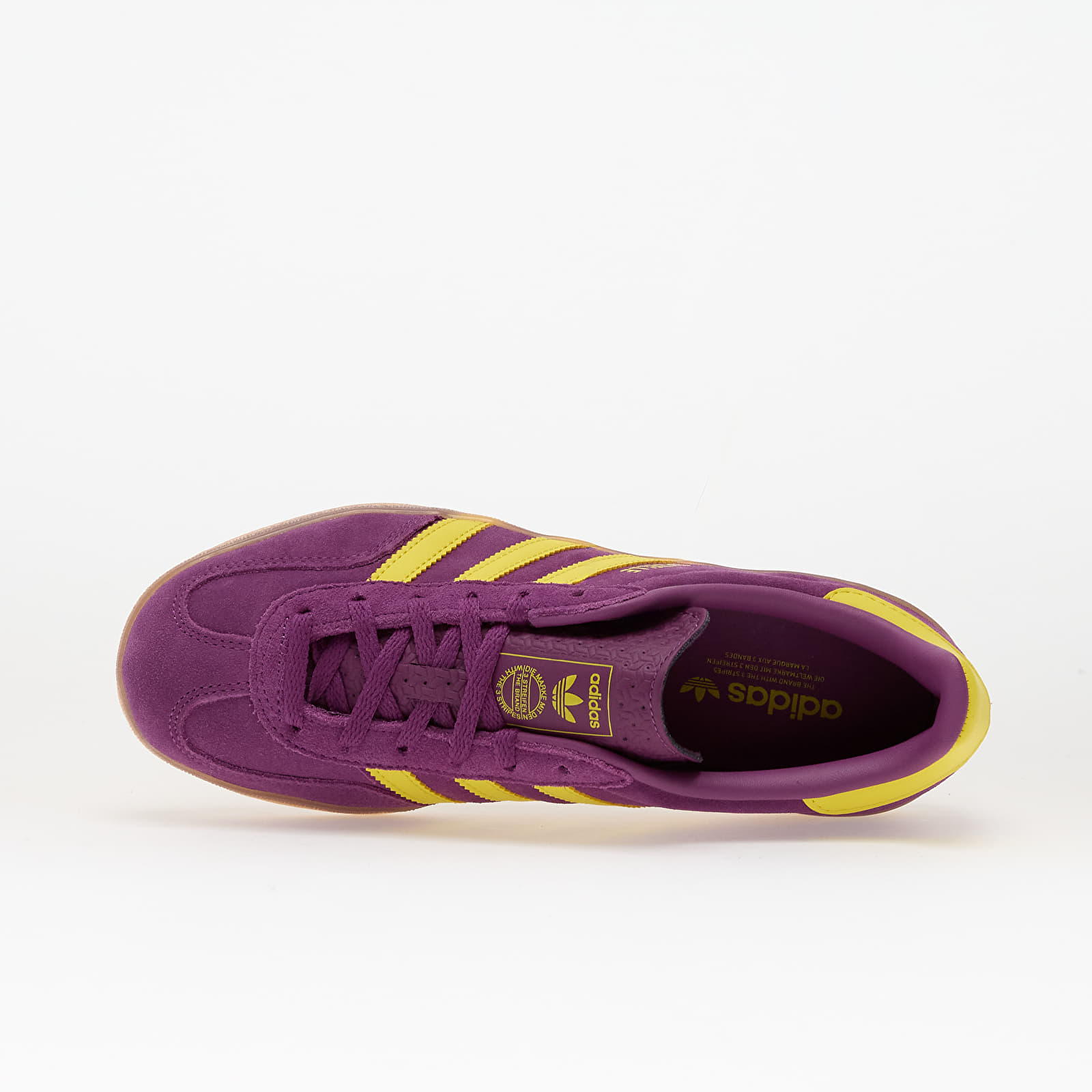 Ženski čevlji adidas Gazelle Indoor W Rich Mauve/ Bright Yellow/ Gum