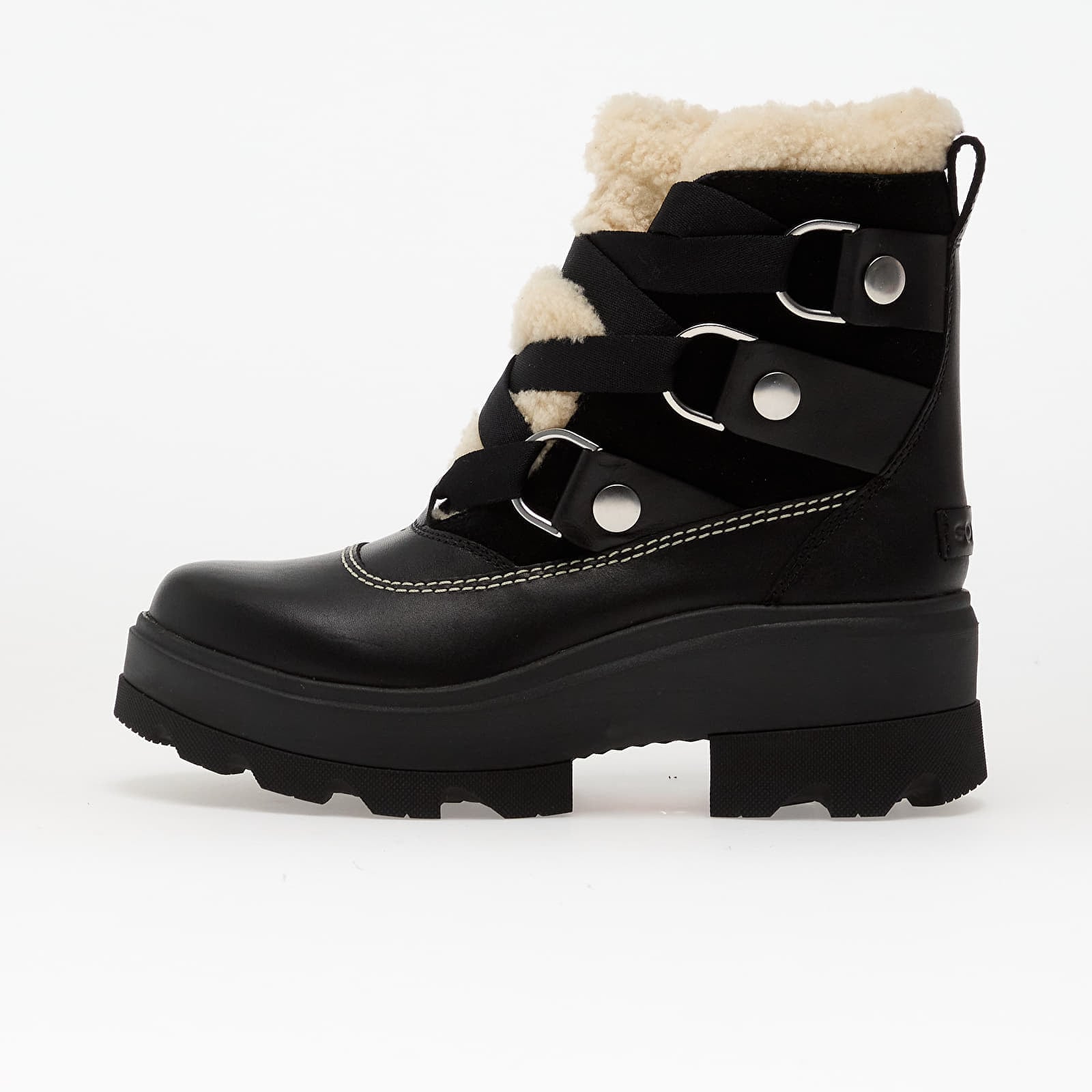 Levně Tenisky Sorel Joan FRWD Cozy Boot WP Black/ Black