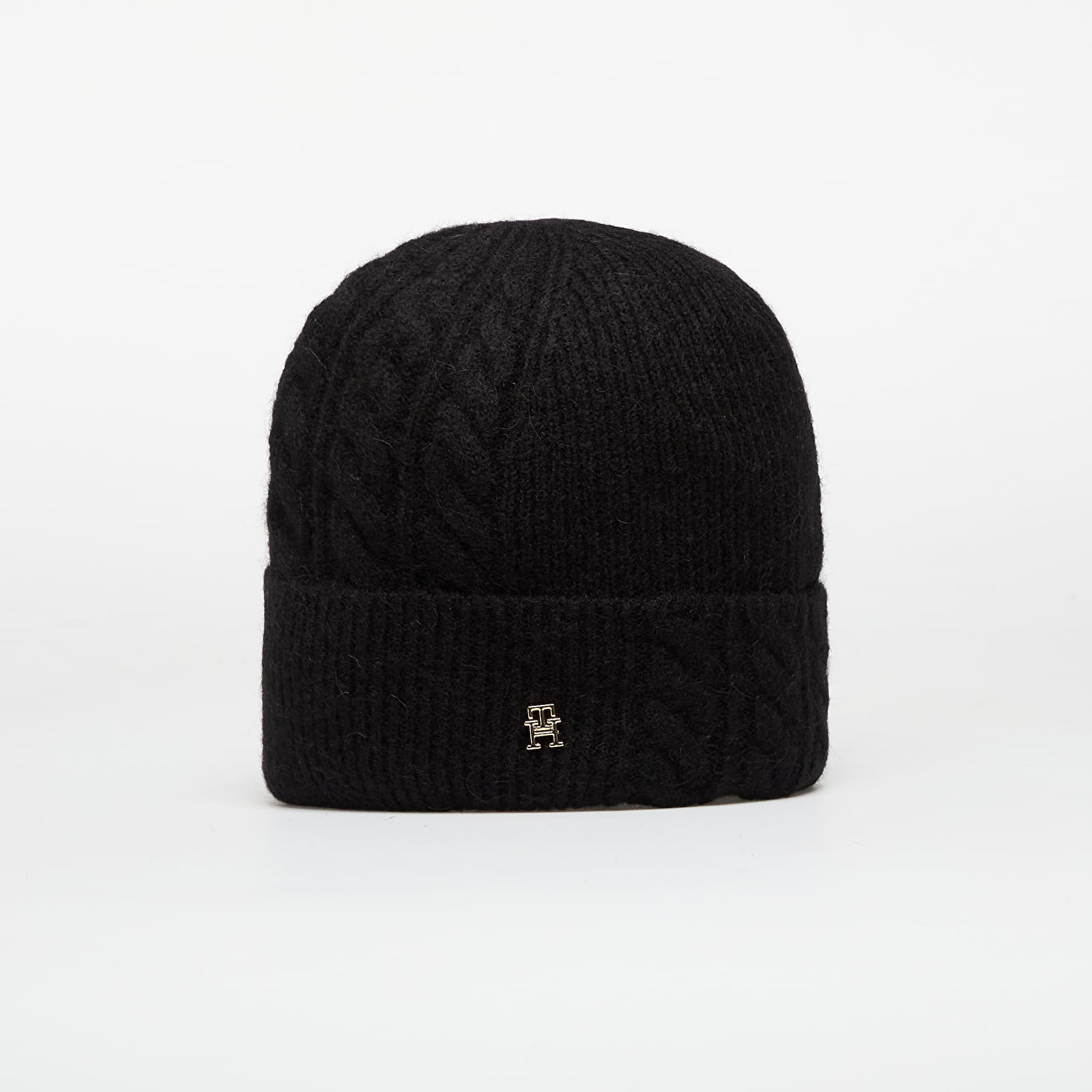 Herenhoeden Tommy Hilfiger Elevated Chic Fluffy Beanie Black