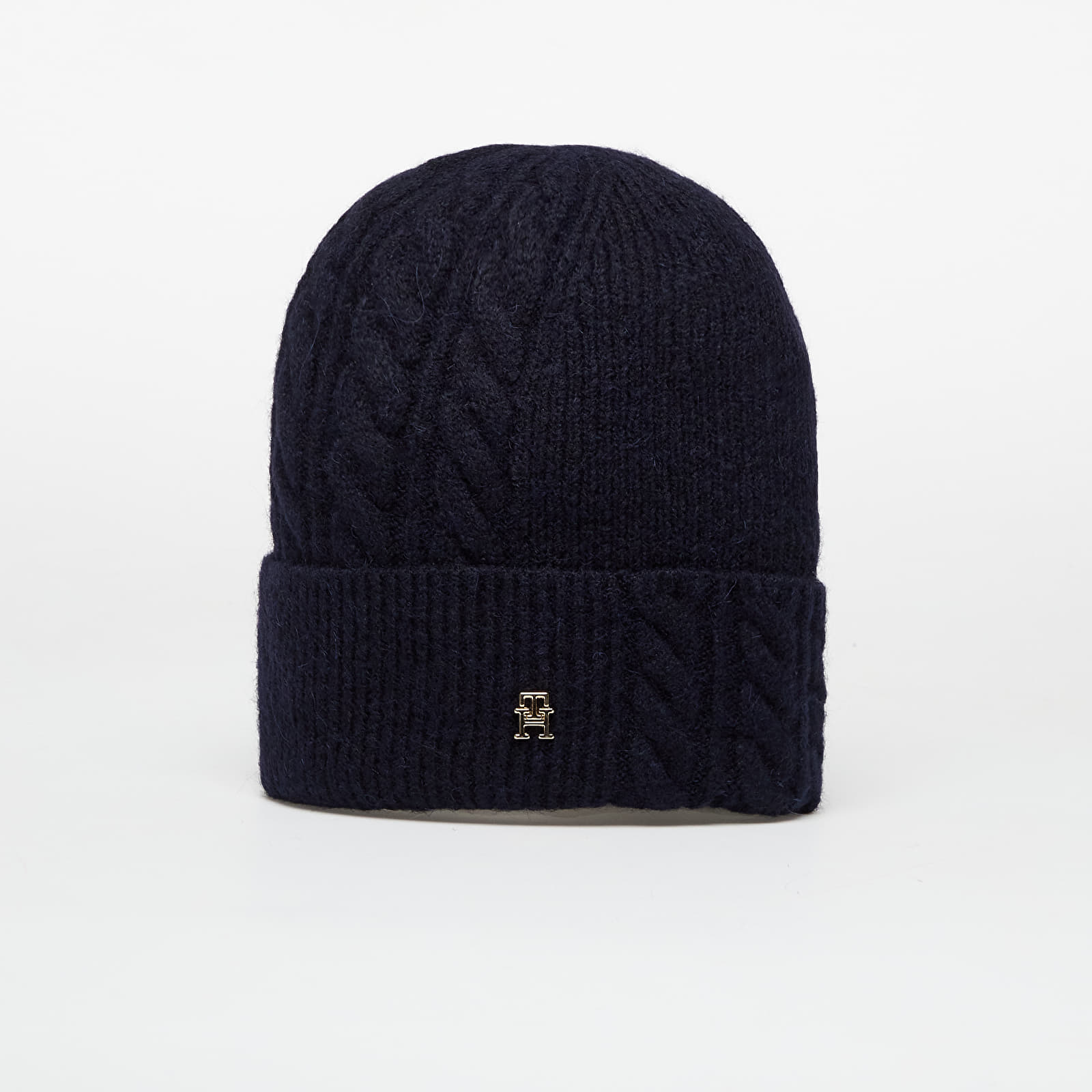 Herenhoeden Tommy Hilfiger Elevated Chic Fluffy Beanie Blue