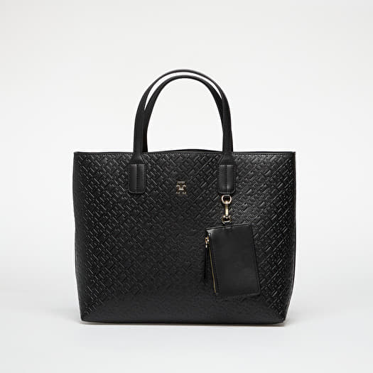 Tommy Hilfiger Icon Satchel Mono Black