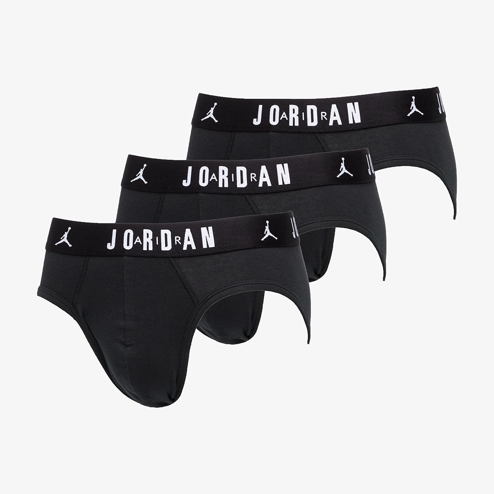 Slipy Jordan Jhm Flight Cotton Brief 3-Pack Black XXL