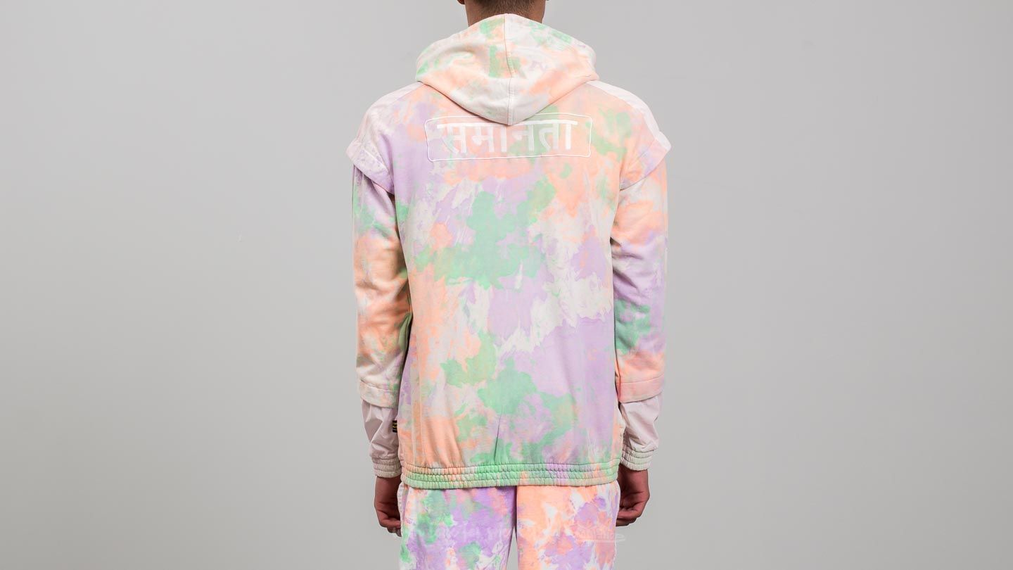 Hupparit ja collegepaidat adidas x Pharrell Williams HU Holi Full Zip Hoodie Multicolor/ White