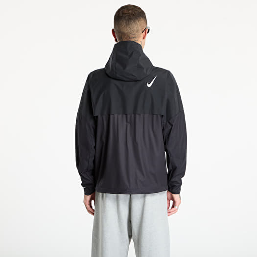 black nike rain jacket mens