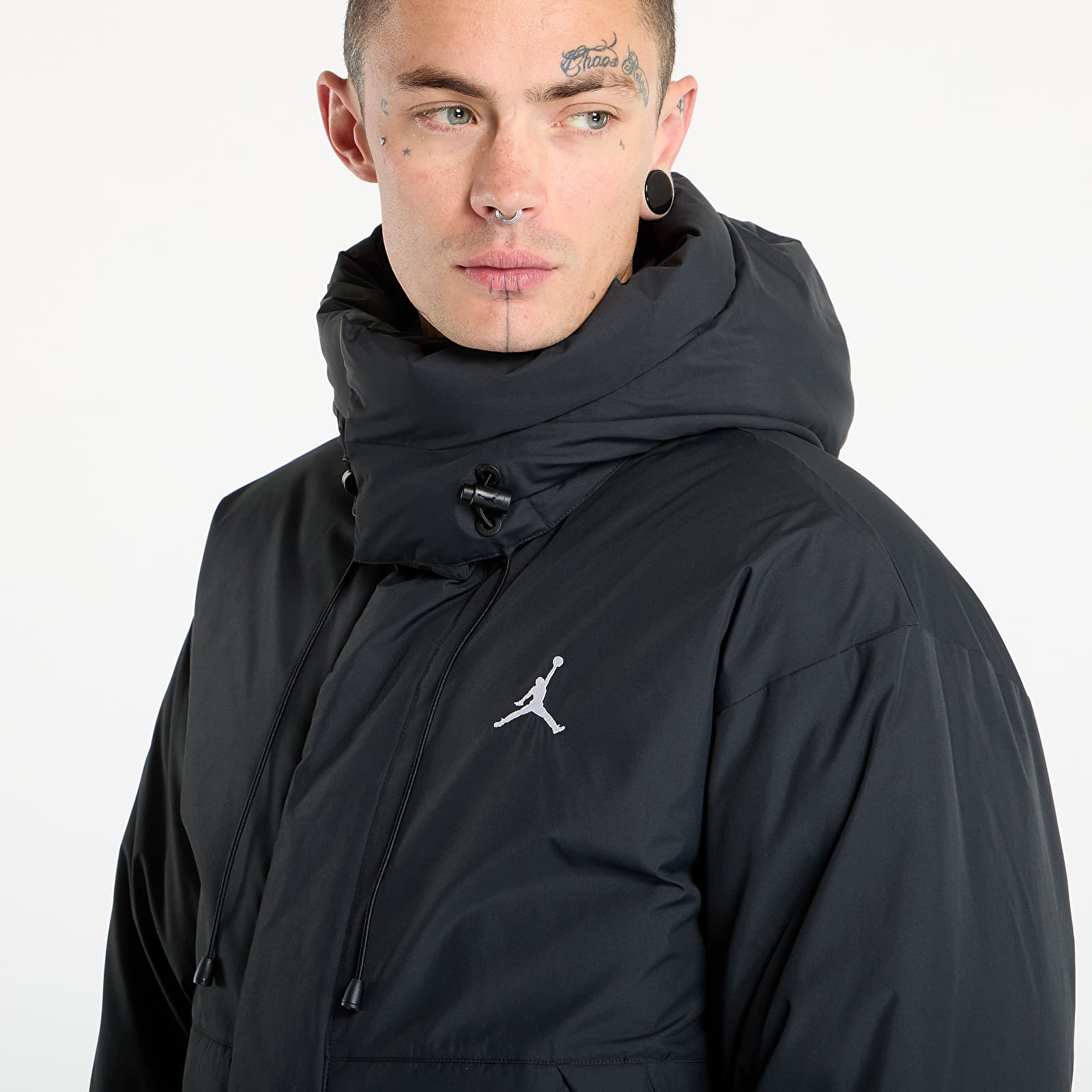 Parka plašči Jordan Flight Men's Down Parka Black/ White