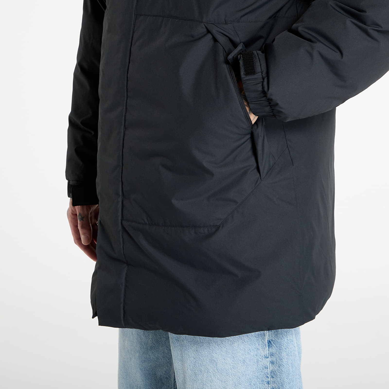 Parka plašči Jordan Flight Men's Down Parka Black/ White