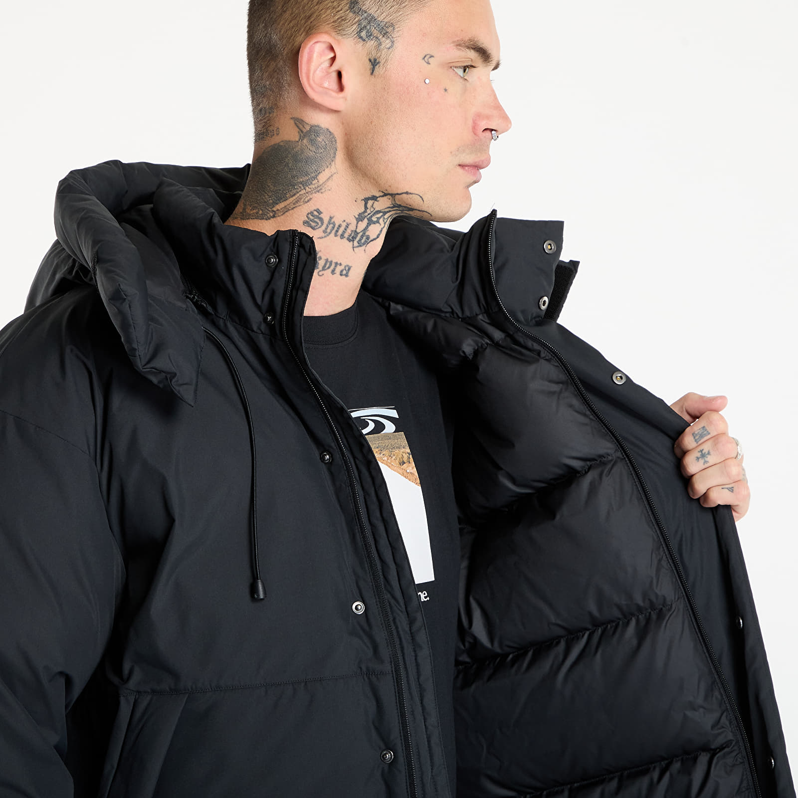 Parka plašči Jordan Flight Men's Down Parka Black/ White