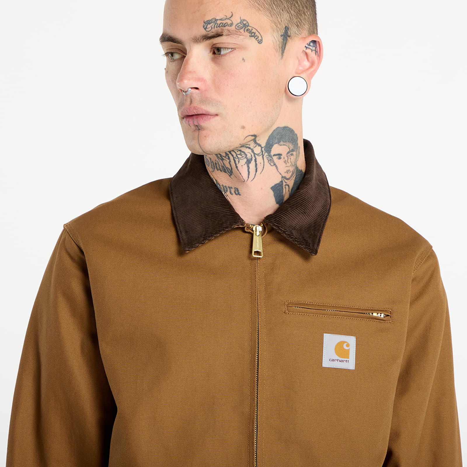 Jackets Carhartt WIP Detroit Jacket (Winter) UNISEX Hamilton Brown/ Tobacco Rigid