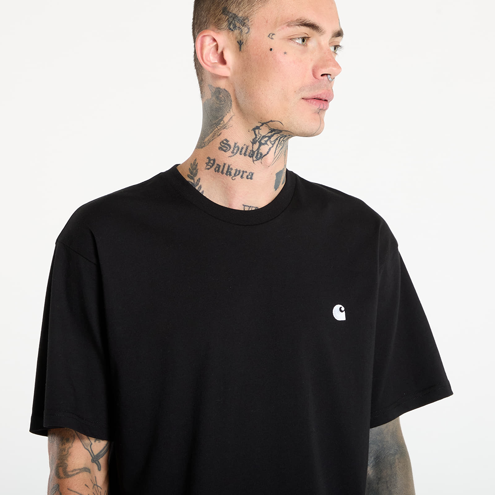 Majice T-shirt Carhartt WIP S/S Madison T-Shirt UNISEX Black/ Wax