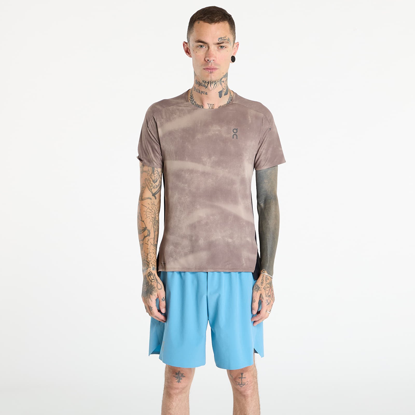 Magliette da uomo On Performance Tee AOP Cinder/ Black