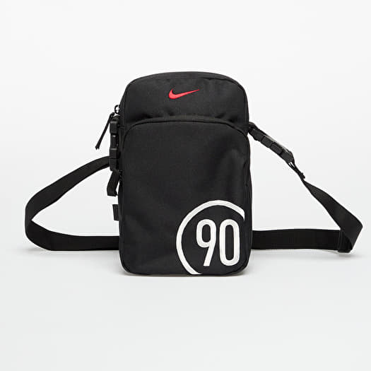 Nike Heritage Total 90 Crossbody Bag (4L) Black/ Black/ Gym Red