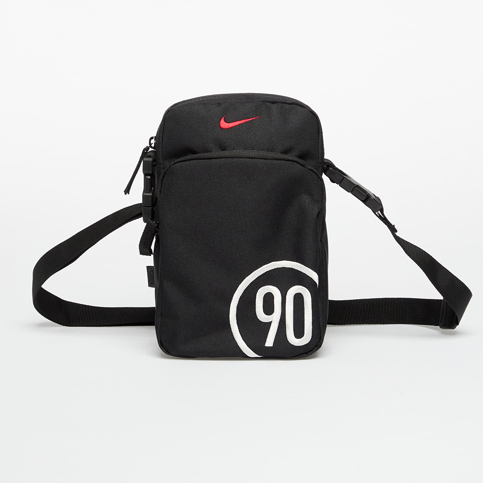 Borse a tracolla Nike Heritage Total 90 Crossbody Bag (4L) Black/ Black/ Gym Red