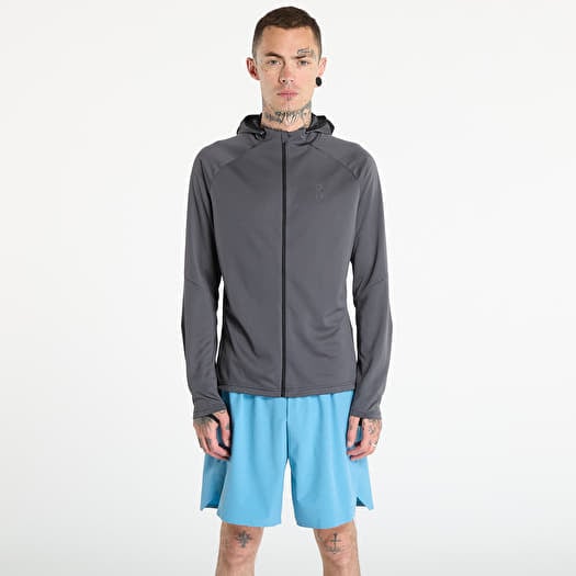 On Climate Zip Hoodie Grey