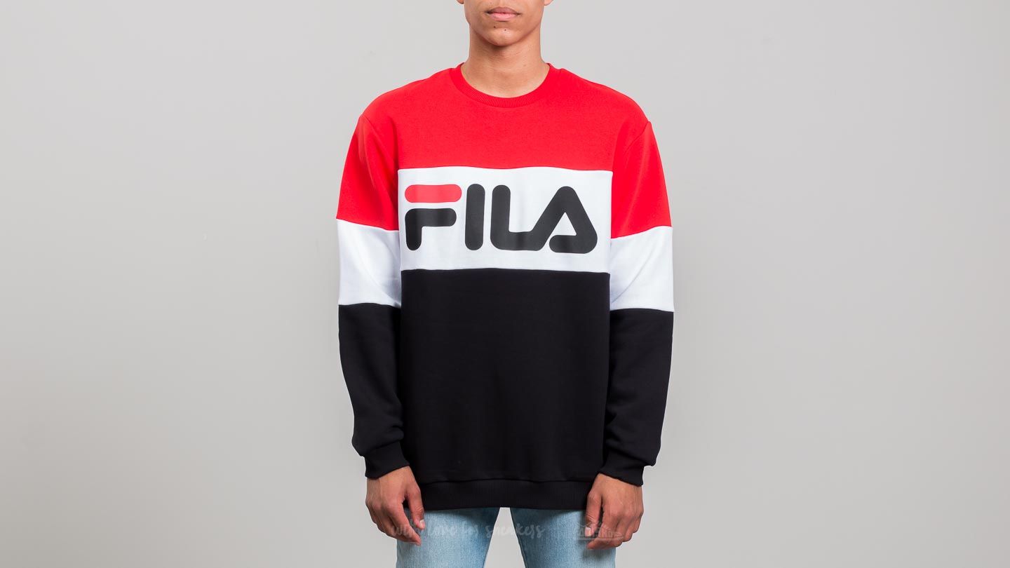 Fila straight new arrivals blocked crewneck