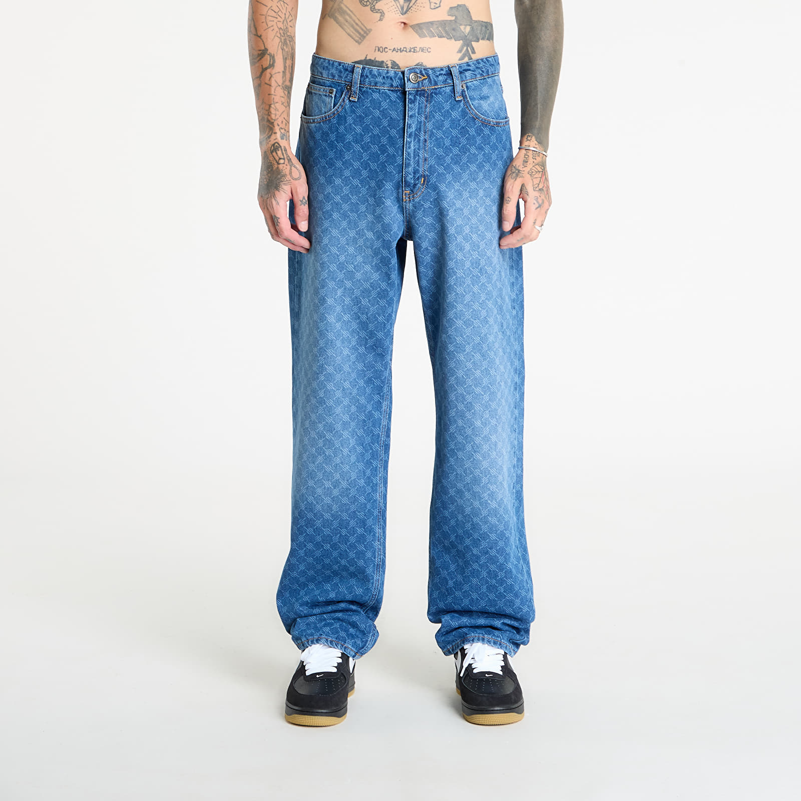 Τζιν Daily Paper Amba Monogram Jeans New Mid Blue