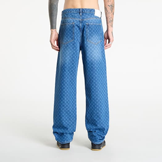 Jeans Daily Paper Amba Monogram Jeans New Mid Blue Footshop