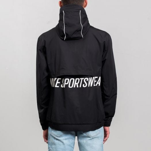 Coach Jackets Nike Sportswear HD Woven Archive Jacket Black White Footshop