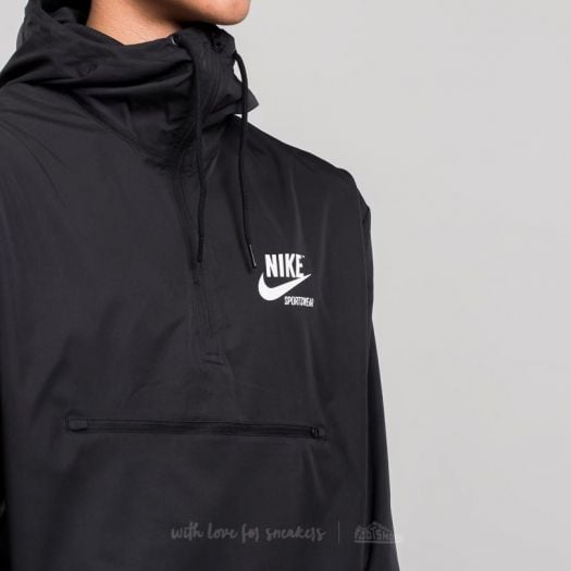 Coach Jackets Nike Sportswear HD Woven Archive Jacket Black White Footshop