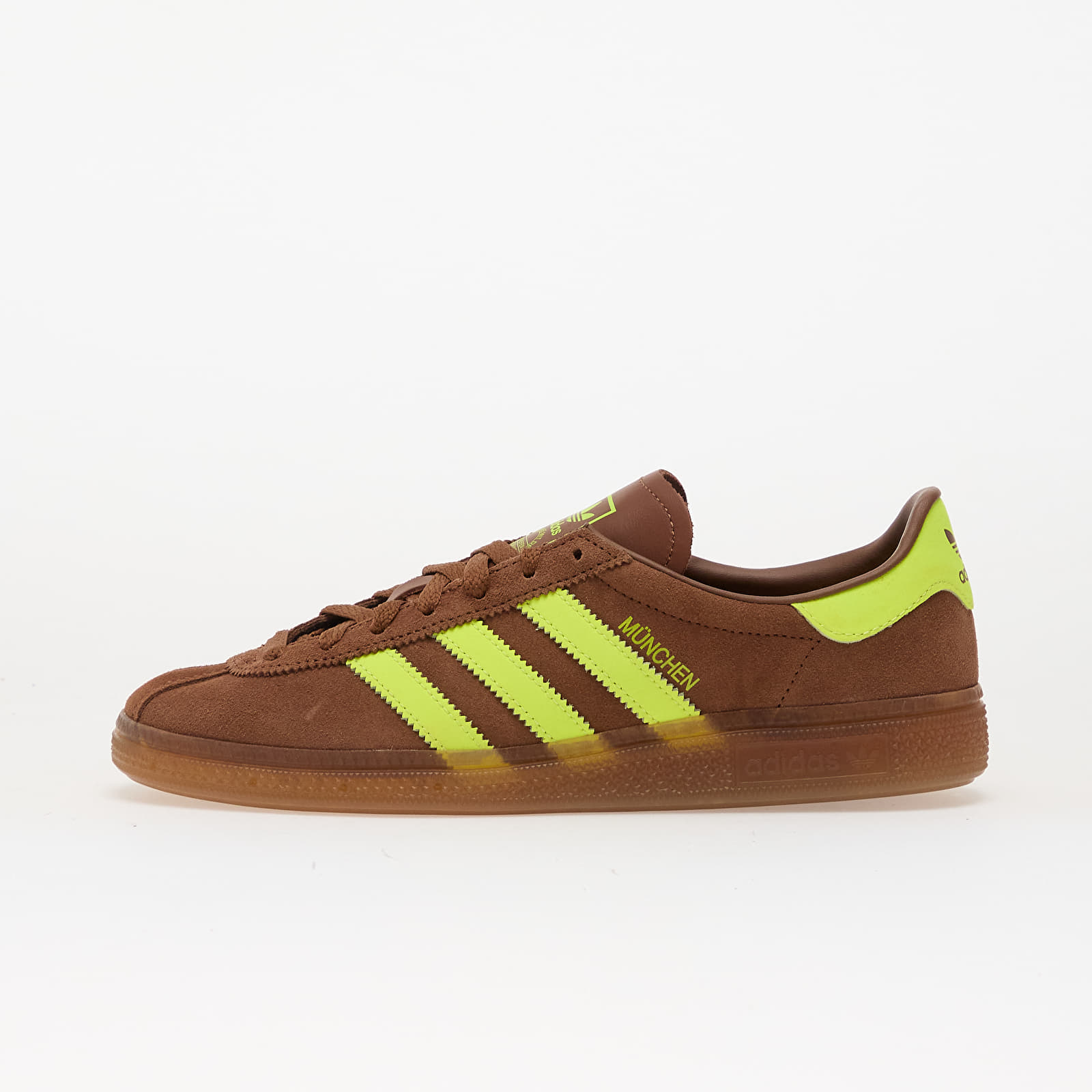 Women's shoes adidas Muenchen W Preloved Brown/ Solar Yellow/ Gum5