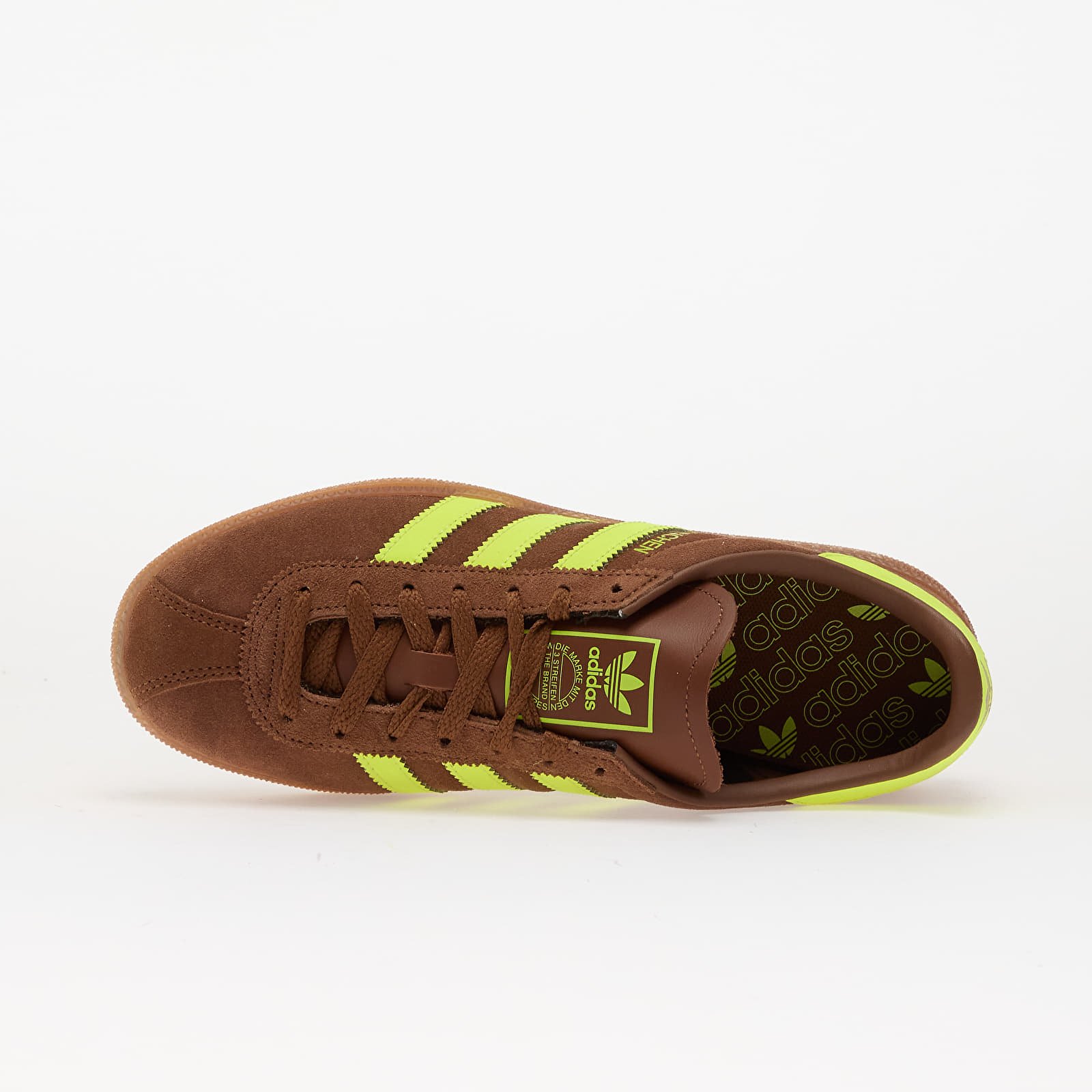 Women's shoes adidas Muenchen W Preloved Brown/ Solar Yellow/ Gum5