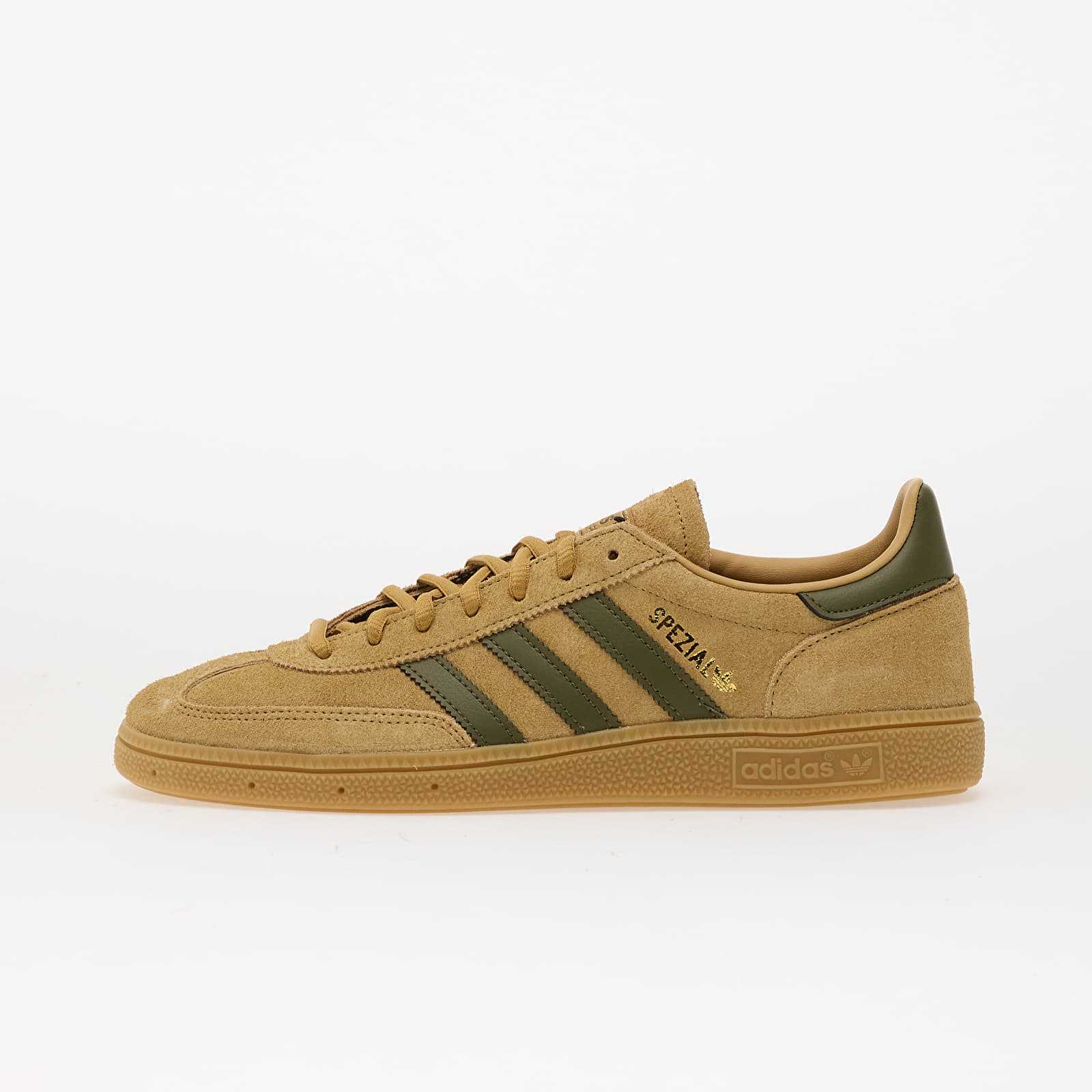 Moški čevlji adidas Handball Spezial Gold Beige/ Focus Olive/ Gum