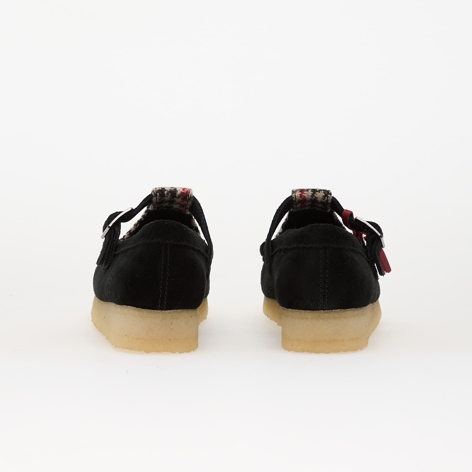 Herresko Clarks Originals Wallabee T Bar Black Tweed Comb
