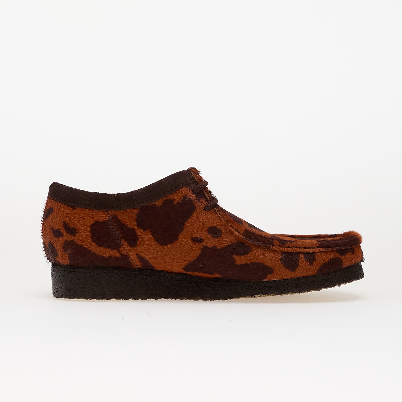 Men's shoes Clarks Originals Wallabee Brown Cow Print