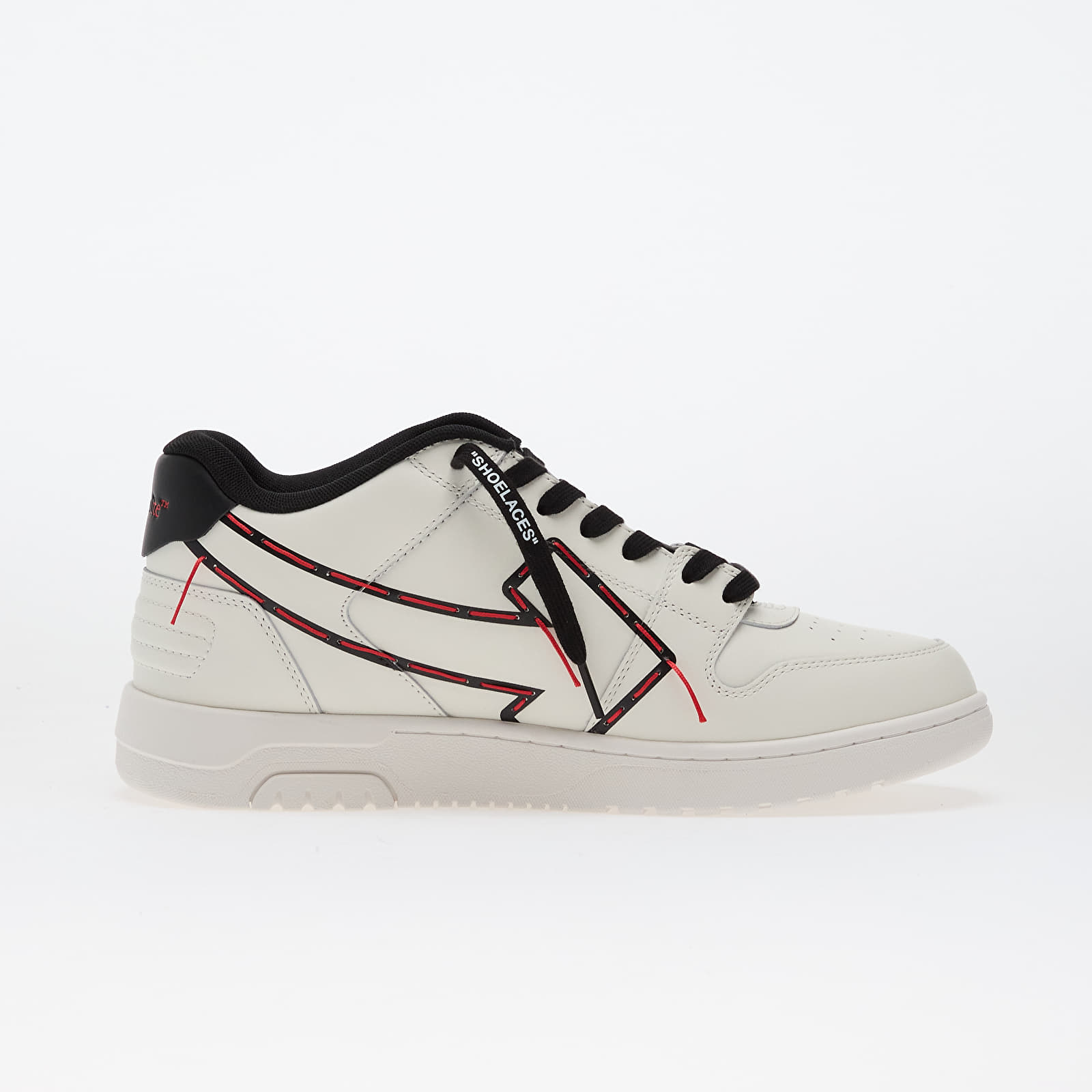 Herren Sneaker und Schuhe Off-White Ooo Printed & Stitched Arrow White/ Black