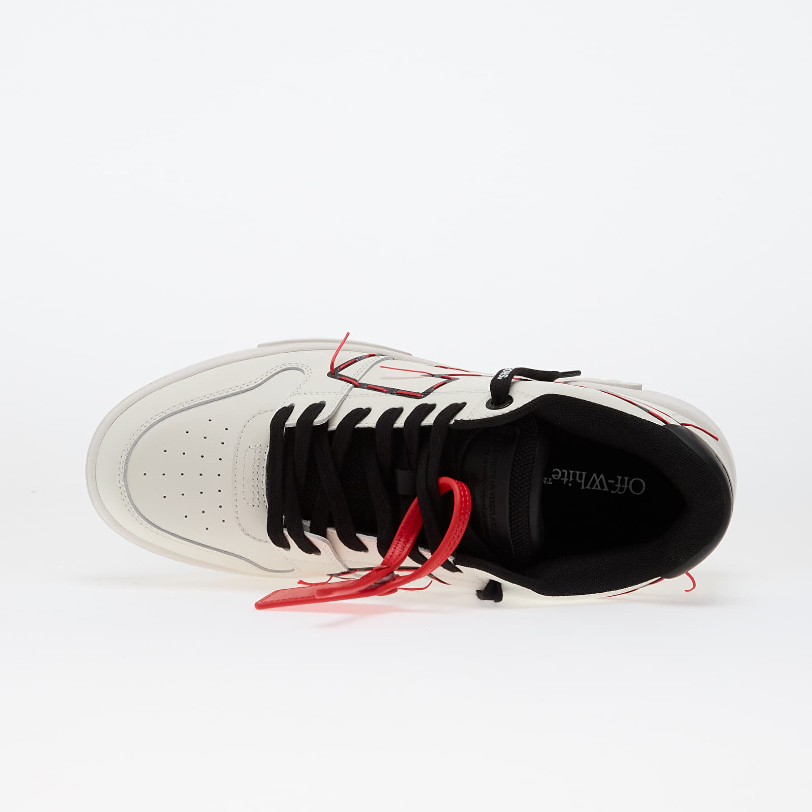 Herren Sneaker und Schuhe Off-White Ooo Printed & Stitched Arrow White/ Black