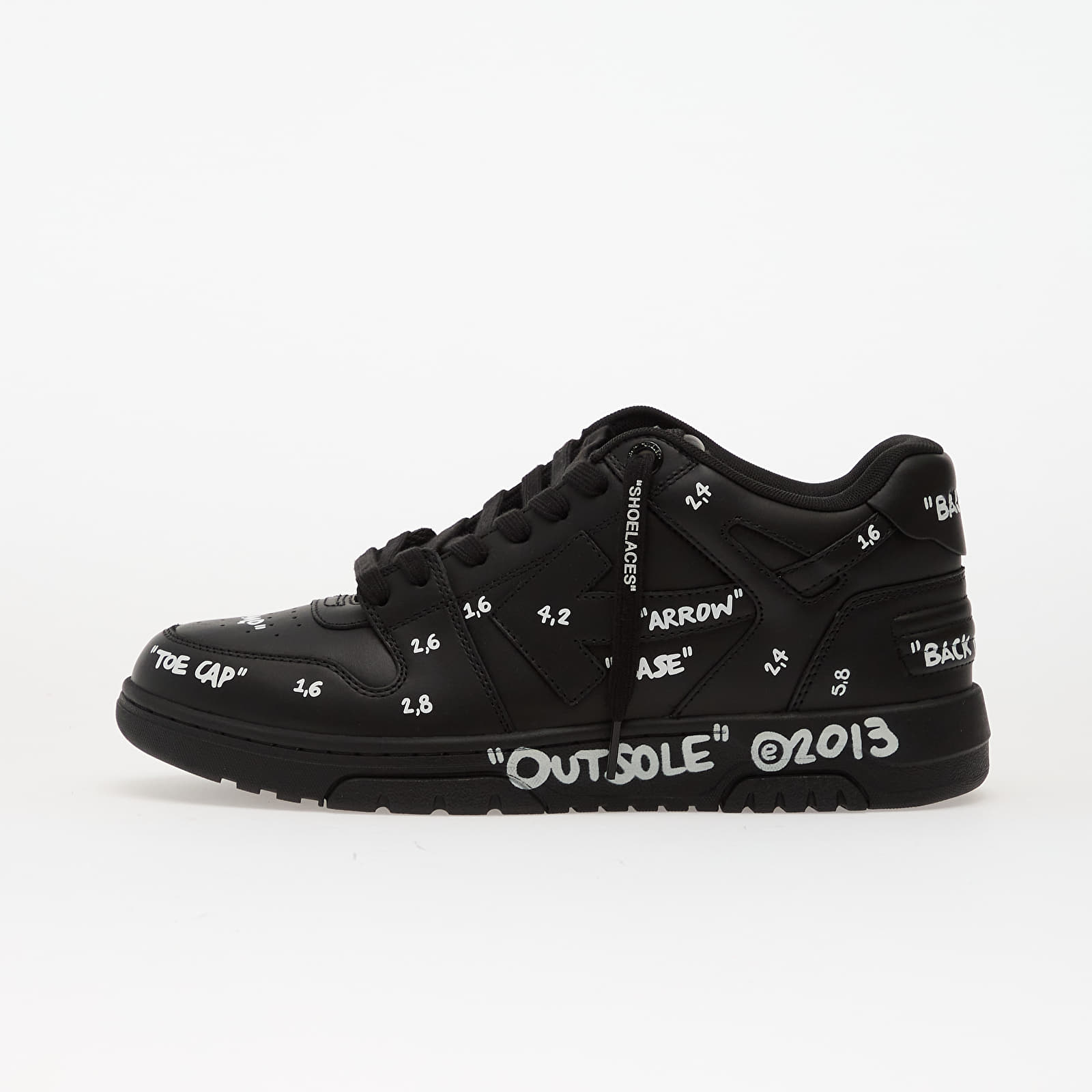 Men's shoes Off-White Out Of Office Graffiti Black/ White