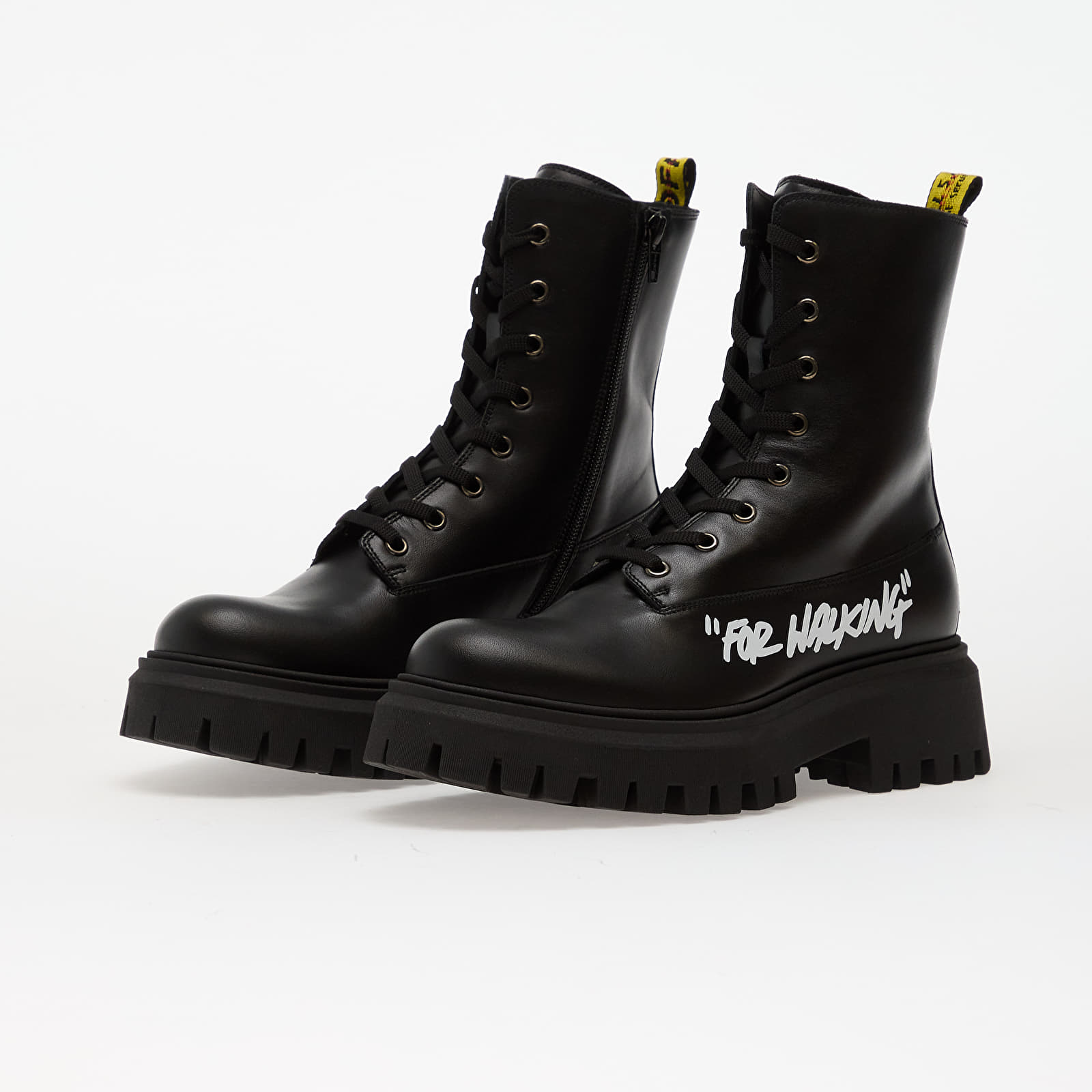 Scarpe donna Off-White For Walking Ankle Boot Black/ White