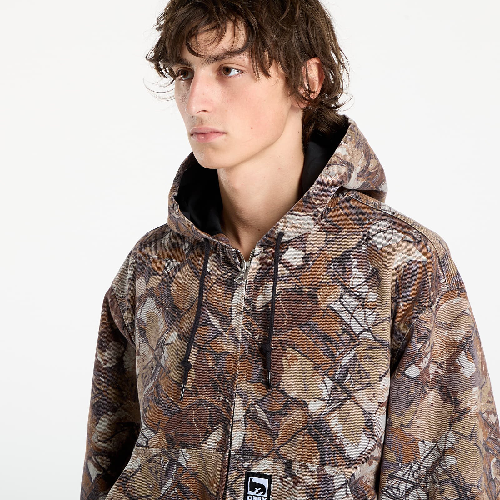 Μπουφάν OBEY Glen Zip Up Jacket Fence Camo Multi
