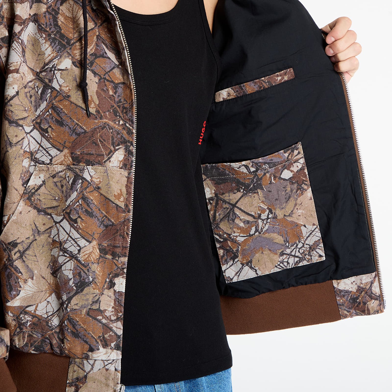 Μπουφάν OBEY Glen Zip Up Jacket Fence Camo Multi
