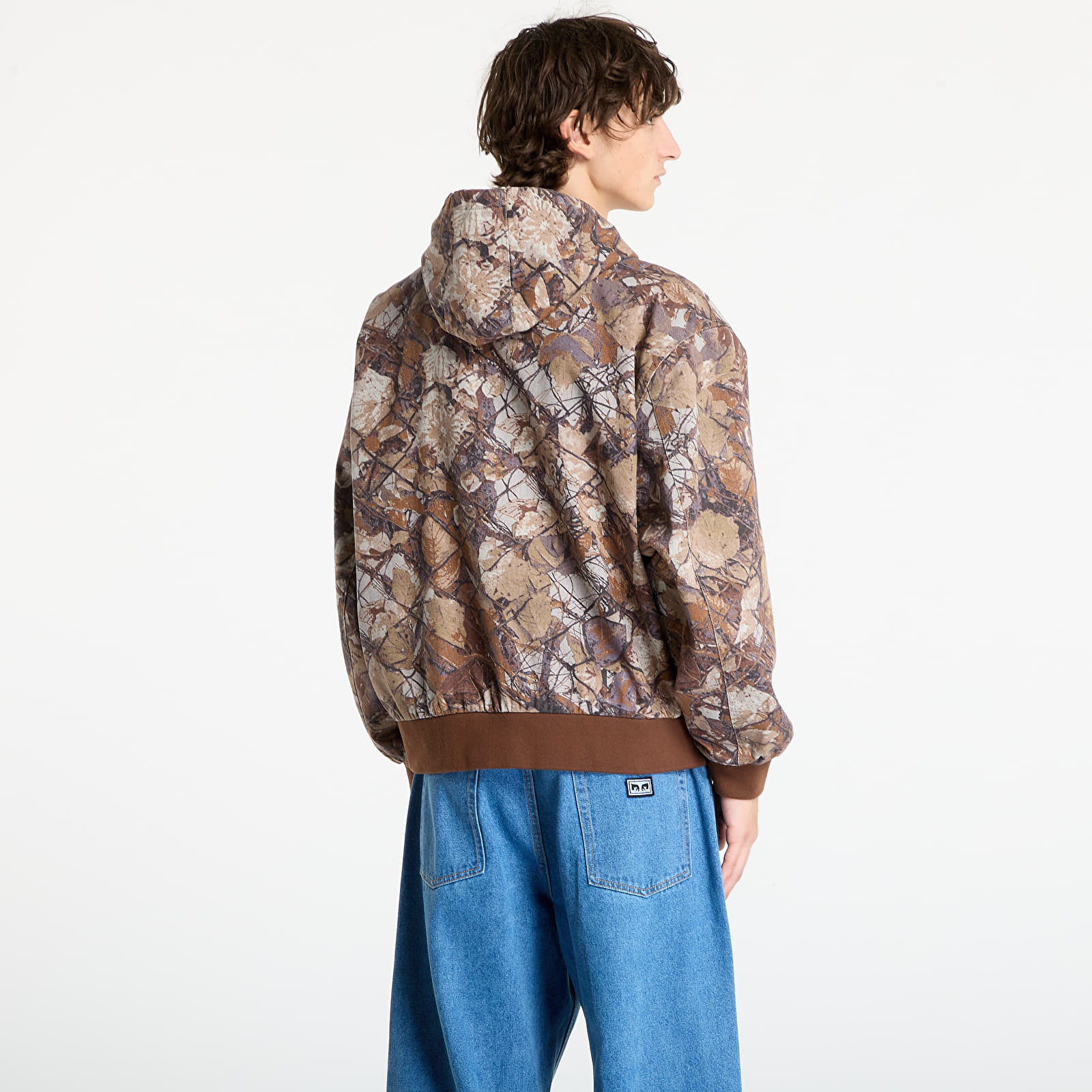 Μπουφάν OBEY Glen Zip Up Jacket Fence Camo Multi