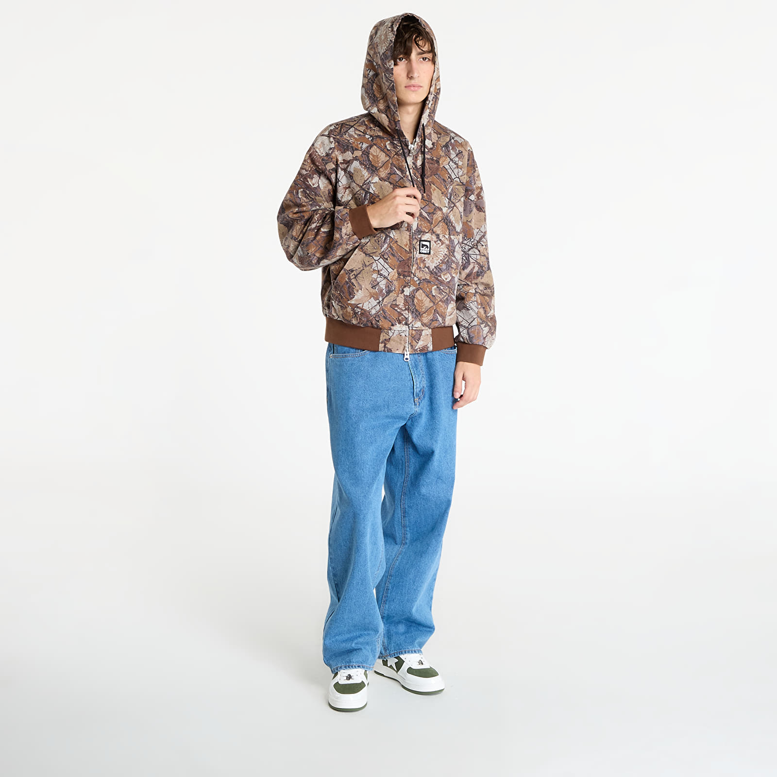 Μπουφάν OBEY Glen Zip Up Jacket Fence Camo Multi