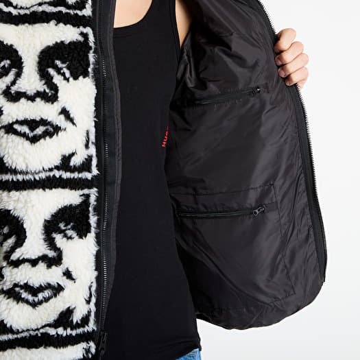 Jackets OBEY Repeated Icon Sherpa Jacket Black Multi (121800608